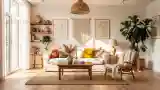 Natural Materials Living Room