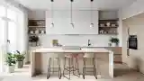 Scandinavian Kitchen with Wood