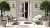 Balkon z elegancją klasyczną