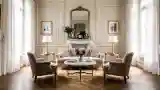 Parlor with Marble Centerpiece