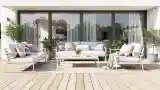Terrasa Scandynowska z Drewnem