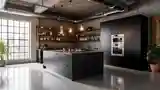 Industriальная Kuchnia z Kamieniem