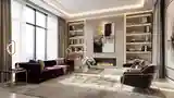 Salon Glamour z Wełnianym Sofa