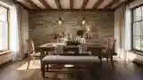 Luxury Rustic Dining Room