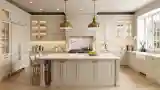 Kuchnia Elegancka z Marmurowym Wzorem