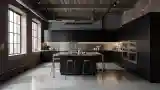Industrial Kitchen in Black