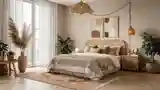 Wysoki styl boho w sypialni
