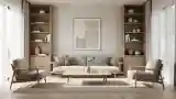 Wood and Natural Light Lounge