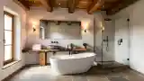 Rustic Luxe Bathroom Retreat