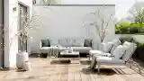 Scandinavian Terrace with Wood