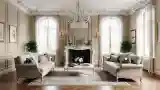 Sofa w salonie neoklasycznym