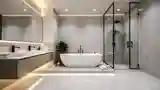 Modern Luxury Bathroom with Marble