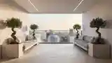 Minimalist Terrasa w Drewnie i Kamieniu
