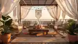 Bohemian Terrace with Rattan