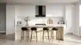 Minimalist Kitchen with Wood Accents