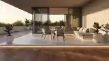 Luxurious Bathroom with Marble Wall