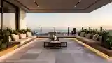 Modern Luxury Terrace with Sea View