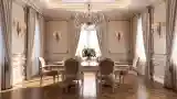 Golden Dining Room Elegance