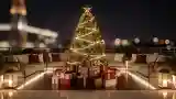Glamorous Rooftop Holiday Lightscape