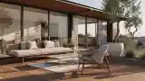 High-End Mid Century Modern Terrace