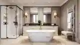 Luxurious White Marble Spa Suite
