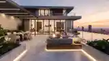 Sky Terrace with Fire Pit