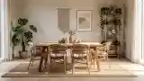 Stylizacja jadalni w stylu boho
