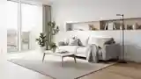 Skandynawski Salon z Drewnem i Bawełną