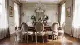 Golden Dining Hall Elegance