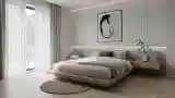 Japandi Sypialnia z Drewnem