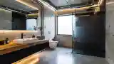 Minimalist Industrial Bathroom
