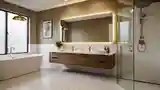 Minimalist Mid Century Modern Bathroom
