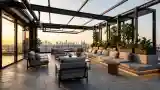 Industrial Terrace with City View