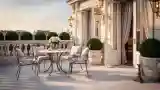 Łazienka na tarasie z widokiem