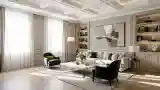 Elegant Living Room with Layered Textures