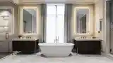 Elegancki klasyczny salon łazienkowy
