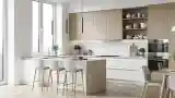 Scandinavian Kitchen with Marble Countertop