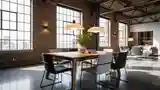 Elegancki Loft Jadalnia