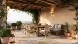 High-End Rustic Terrace