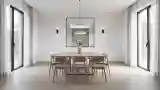 Dining Room with Wood Tone