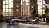 Łazienka Loft z Kamieniem