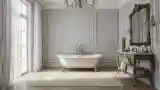 Elegancka łazienka w stylu francuskim