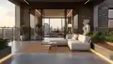 Wysoki Loft z Terrasą