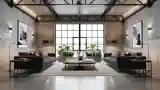 Industrial Loft with Concrete Walls