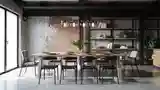 Industrial Dining Room Elegance