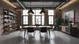 Elegant Loft Dining Room