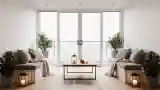 Minimalist Terrace Lounge with View