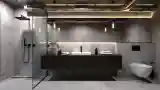 Industrial Bathroom with Minimalist Elegance