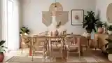Elegancka Sala Stolowa w Stylu Bohemian