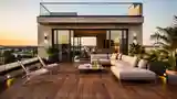 Wysoki Loft z Dachową Terrasą
